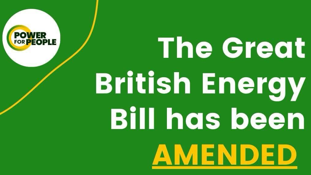 Great British Energy Bill - Wells and Mendip Hills Liberal Democrats